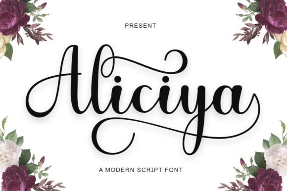 Aliciya: A Script Font for Elegant Design