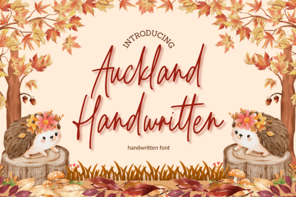 Auckland Handwritten Font Review for Web Design