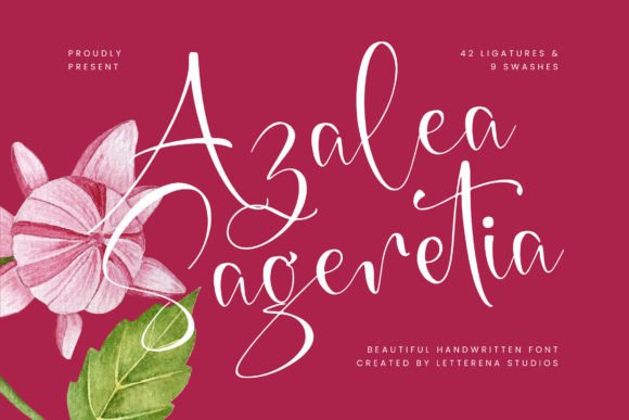 Azalea Sageretia: The Luxury Script Font for Branding