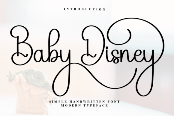 Baby Disney Font: A Timeless Script for Branding