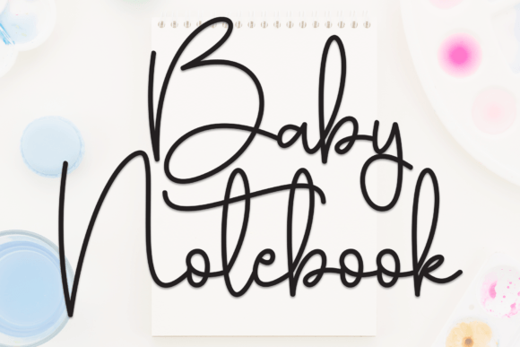 Baby Notebook: A Timeless Script Font for Editorial Design
