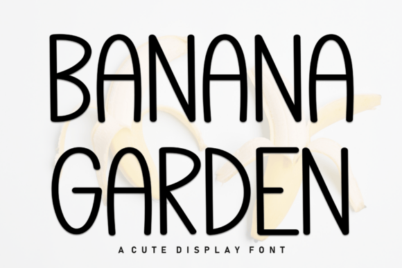 Banana Garden: A Playful Handwritten Font for Editorial Design