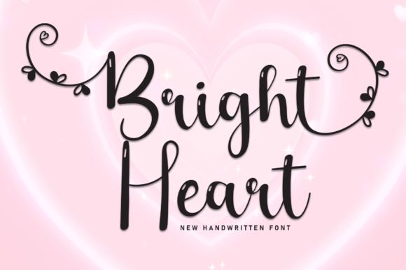 Bright Heart Font: A Handwritten Typeface for Warm Branding