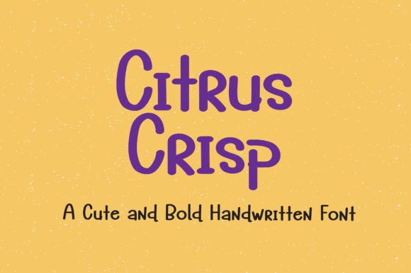 Citrus Crisp Font: A Fresh Typeface for Editorial Design
