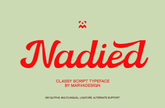 Nadied Font Review: Elevating Campaign Visuals with Script Elegance