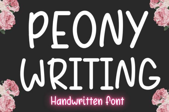Peonywriting: An Elegant Script Font for Modern Web Design