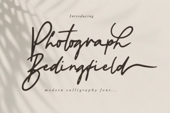 Photograph Bedingfield: The Perfect Script Font for Handmade Brands