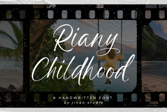 Riany Childhood: A Handwritten Typeface for Digital Brands