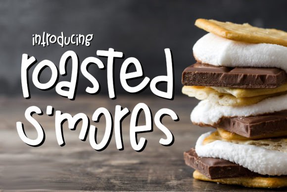Roasted S mores: A Playful Typeface for Sweet Web Designs