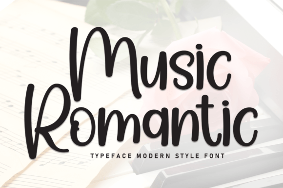 Romantic Music: A Handwritten Font for Makers