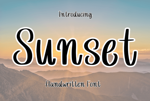 Sunset Handwritten: The Typeface That Elevates Campaign Visuals