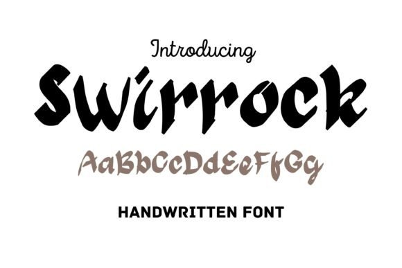 Swirrock: The Bold Script Font for Handmade Brands