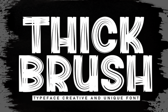 Thick Brush: A Friendly Handwritten Font for Editorial Design